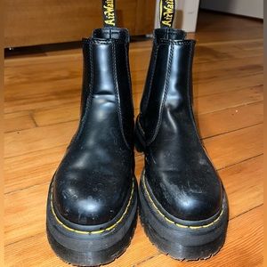 Black Platform doc martens